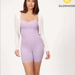 Active romper lavender